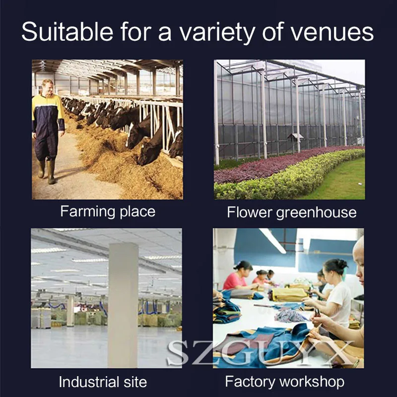 3800V Commercial Use in multiple occasions Flower greenhouse Industrial site Exhaust fan Waterproof and dustproof exhaust fan