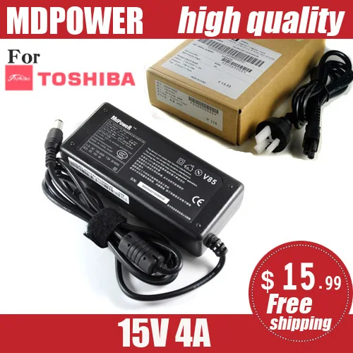 

15V 4A For Toshiba 6.3*3.0mm Satellite PA3282U-1ACA PA2450U-00489A 3220 R500 R501 R502 Laptop Power supply ac adapter Charger