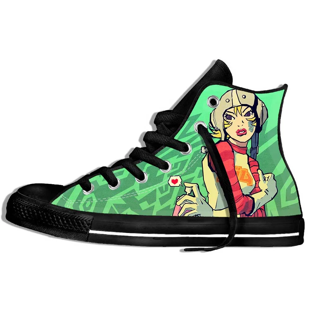 2019 Hot Fashion Printing hIgh top Sneakers Jet Set Radio Unisex Lightweight Casual Shoes | Обувь