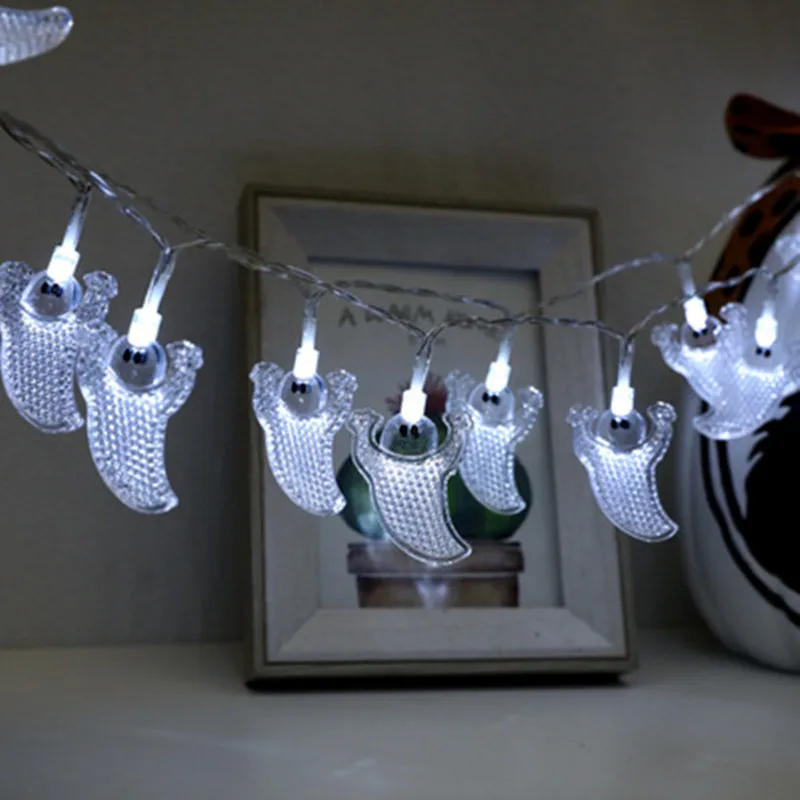 Светодиодный светильник на Хэллоуин декоративный в виде черепа летучей мыши