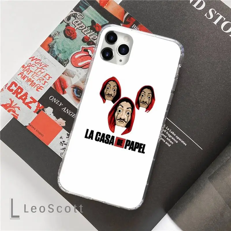 

Money Heist paper house tv movie Phone Case For iphone 12 5 5s 5c se 6 6s 7 8 plus x xs xr 11 pro max
