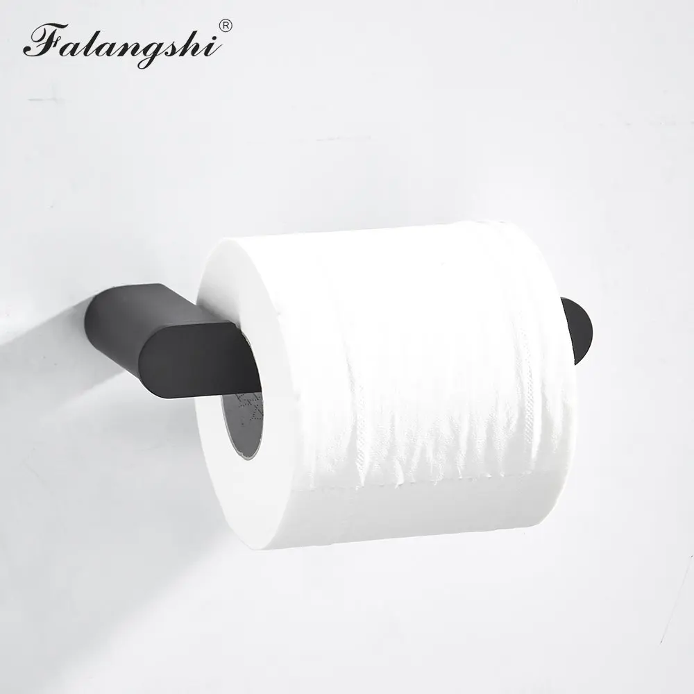 Держатель для туалетной бумаги из нержавеющей стали 304 матовый черный держатель