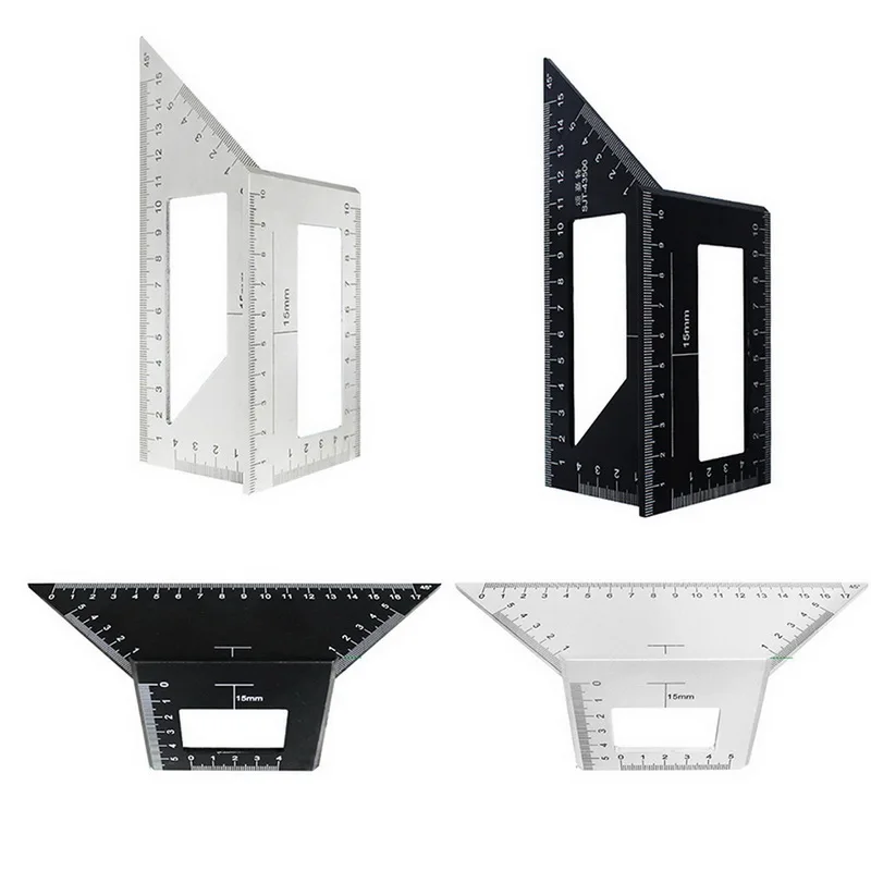 Многофункциональная прямоугольная линейка толщиной 45/90 градусов прямая Линейка