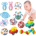 Игрушки для новорожденных 0-12 месяцев, Мягкие Детские Прорезыватели, погремушки для новорожденных, аксессуары для новорожденных, сенсорные игрушки для младенцев до 1 года