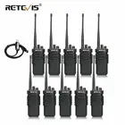 Водонепроницаемая рация RETEVIS RT29 IP67, 10 шт., UHFVHF, VOX, двухсторонний радиоприемник + кабель для детской фабрики