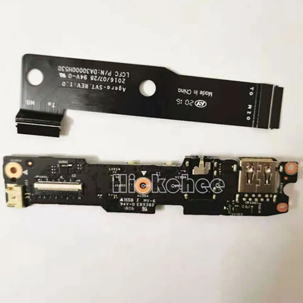 Новая USB-плата аудиоплата с кабелем для Lenovo YOGA 910-13IKB CYG50 NS-A902 DA30000H530 разъем кнопки
