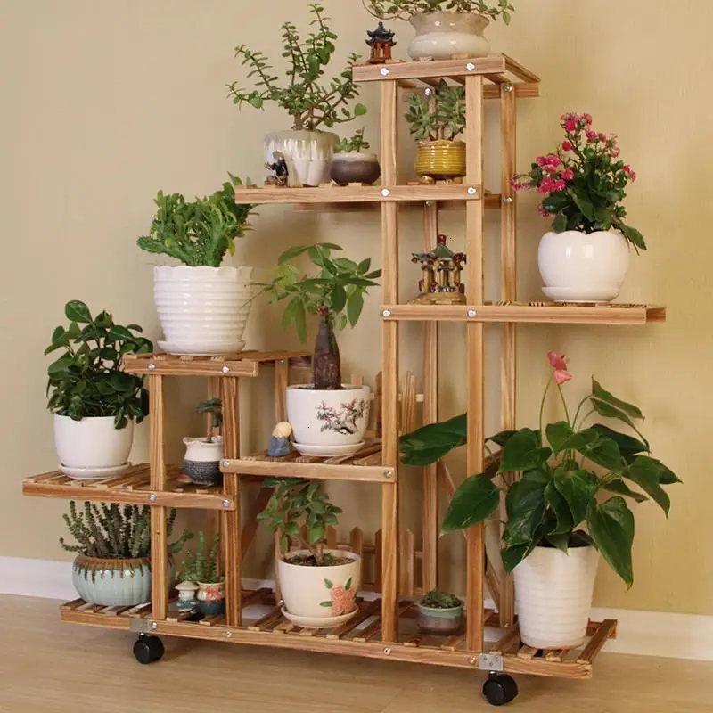 Estanteria Para Plantas Pot Saksi Standi Huerto Urbano Madera Stojak Na Kwiaty полка Dekoration напольная Цветочная