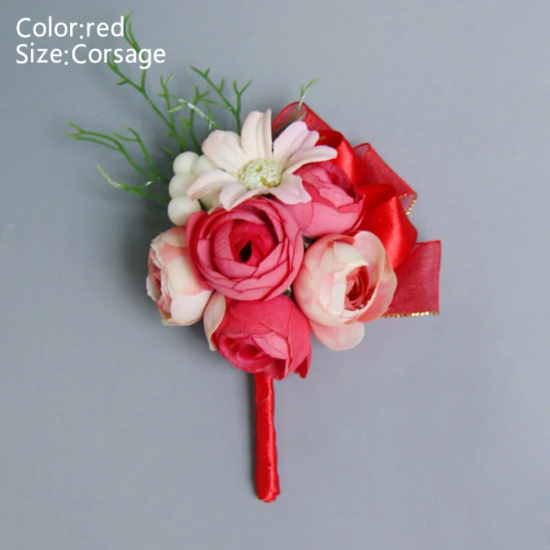 Корсажное украшение для невесты искусственный свадебный цветок кружевные