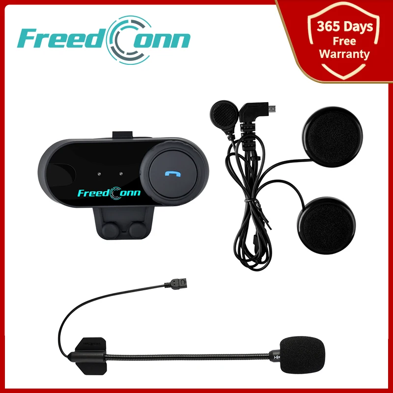 Freedconn TCOM Мотоциклетный шлем Интерком Bluetooth Гарнитура 3 Всадника Конференц