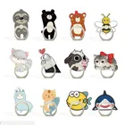 Подставка-держатель для смартфона с кольцом на палец, пчела, Акула, медведь, акриловая, мобильный телефон