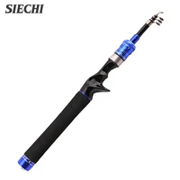 1 5m 1 8m 2 1m 2 4m telescopic fishing rods ultralight weight carbon fiber spining rod for saltwater freshwater fishing poles