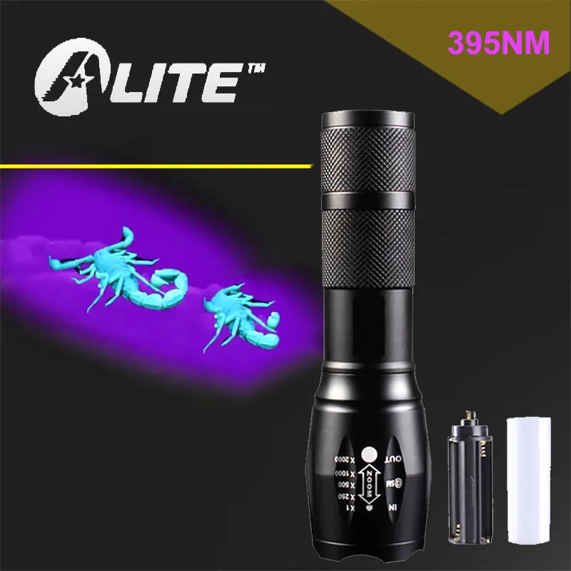 TMWT Ультрафиолетовый фонарь для мочи животных с пятнами скорпионов 3 Вт 395 нм