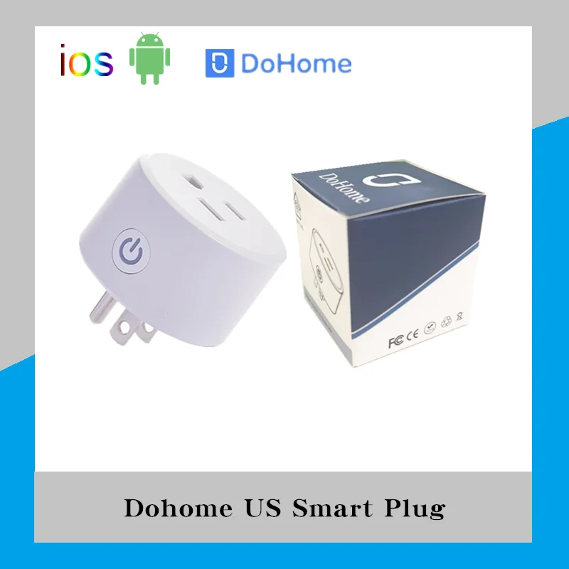 DoHome новая WiFi розетка умная вилка для системы IOS Поддержка Siri синхронизации