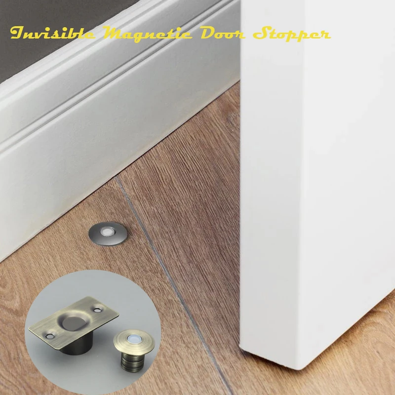 

Латунные Дверные ограничители, сверхмощный дверной держатель, магнитный Невидимый дверной ограничитель, невидимый дверной ограничитель, м...