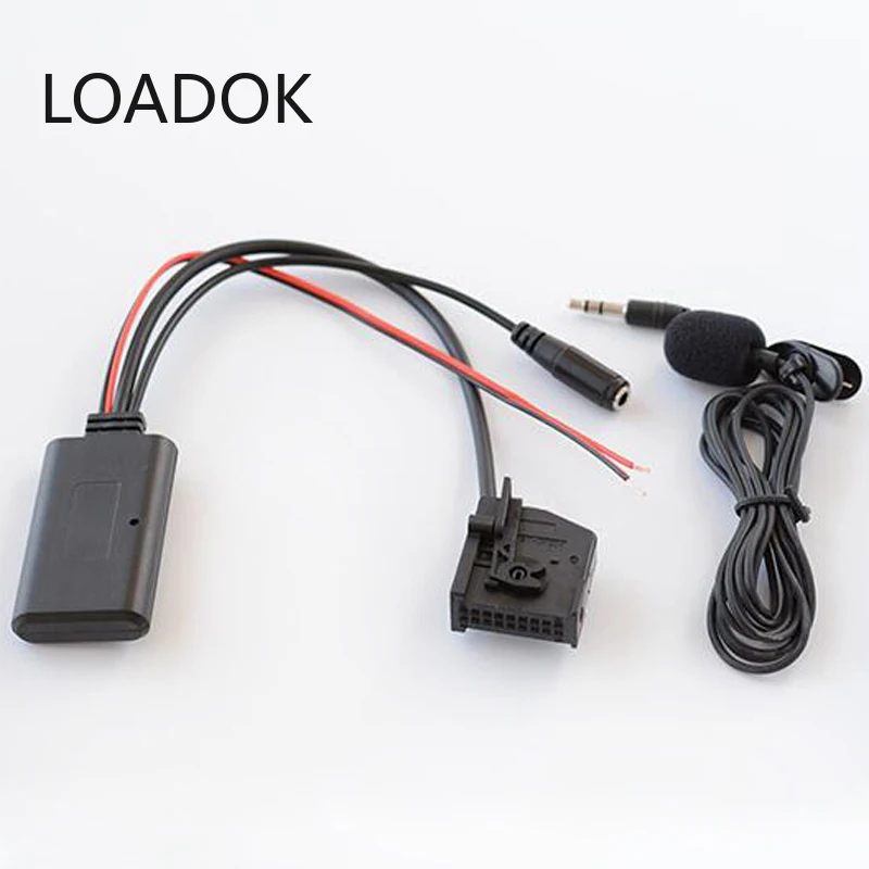 

Автомобильный Bluetooth микрофон Громкая связь адаптер вызова AUX кабель для Mercedes Benz Comand 2,0 APS 220 W211 W208 W168 W203