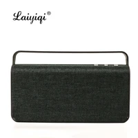 laiyiqi fabric art speaker bluetooth portable boombox handle bass fm cloth square wireless enceinte bluetooth portable bx dia