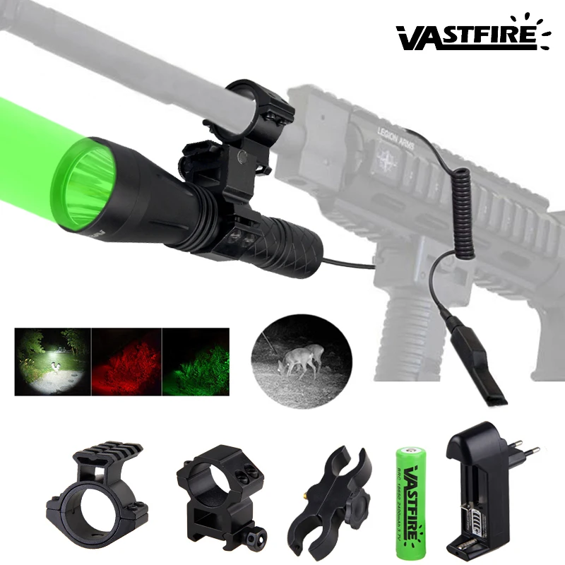 Красный/зеленый/белый модульный охотничий фонарик IR850 светодиодный инфракрасный