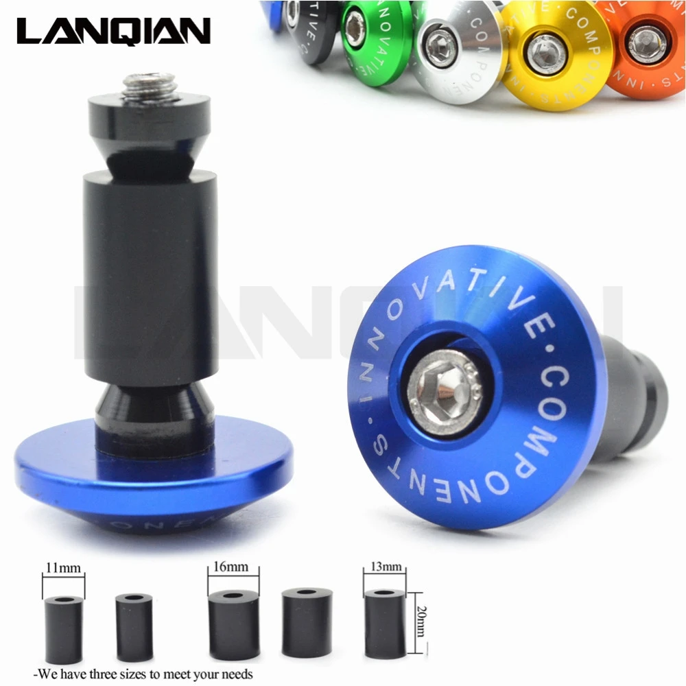 

Motorcycle Handle Bar End Handlebar Grips Cap Anti Silder Plug For Yamaha YZ WR TTR XT DT 80 85 125 230 250 426 450 600 F FX X