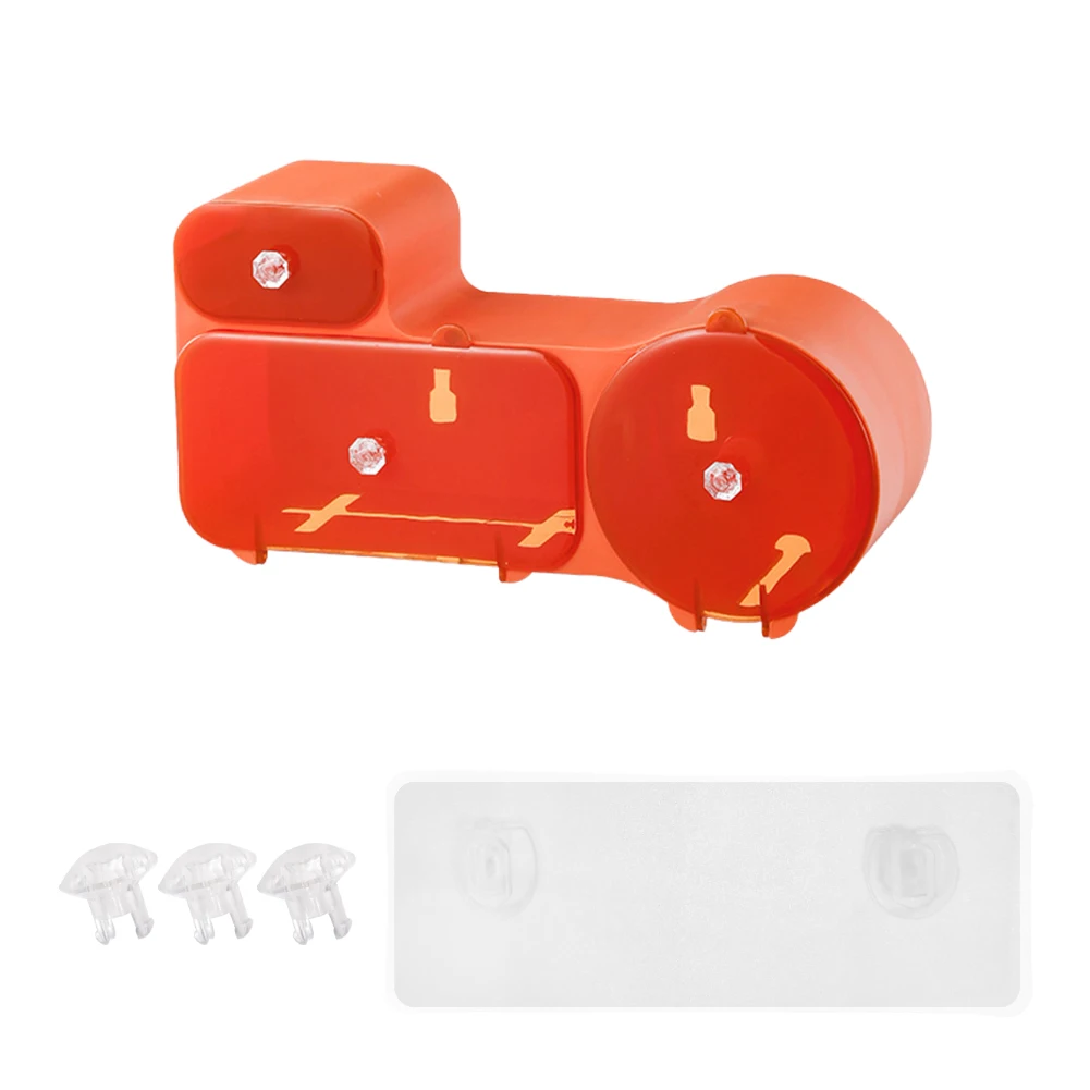 

Hotel Toilet Paper Holder Home Wall Mounted Bathroom Hair Rope Self Adhesive Easy Install Multifunctional Makeup Office Solid