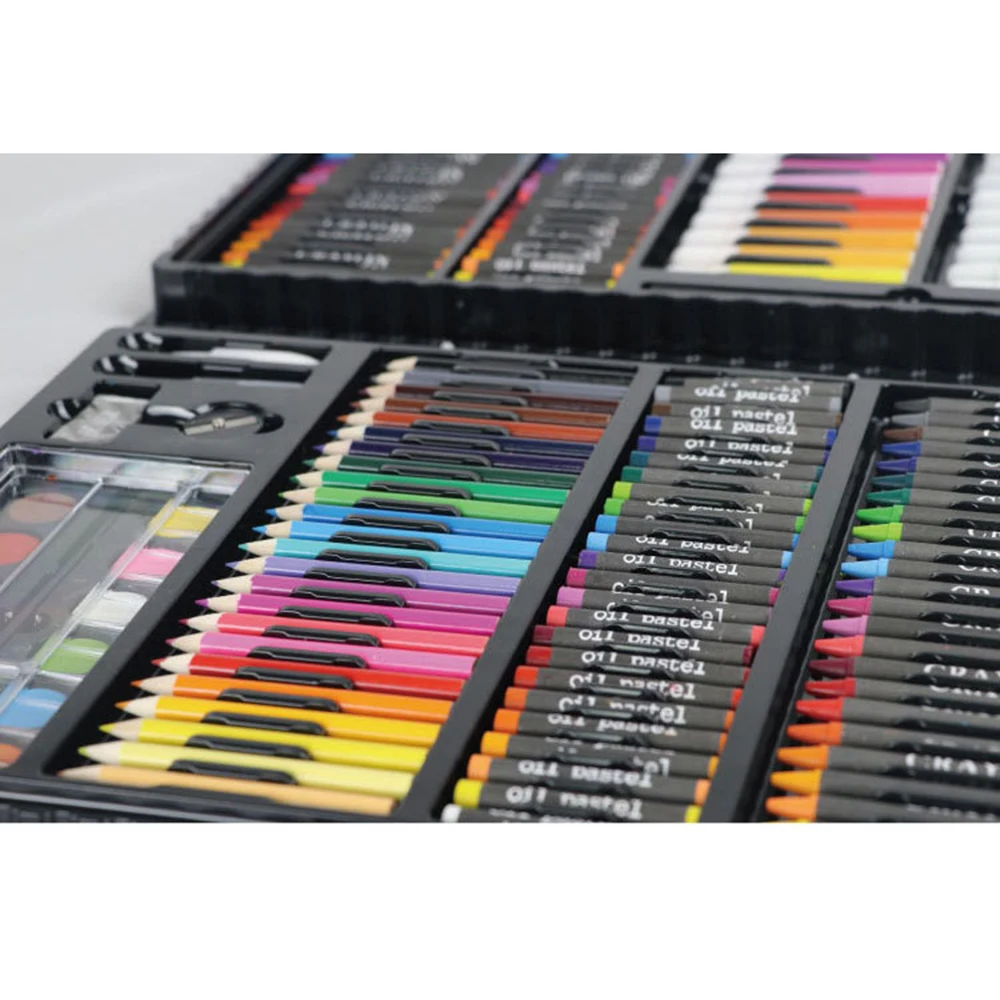 168 шт. роскошный Художественный набор для рисования и с маркером цветные