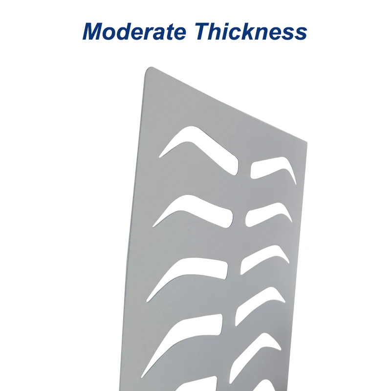 Прозрачный трафарет для бровей из ПВХ 8 форм шаблон инструмент макияжа