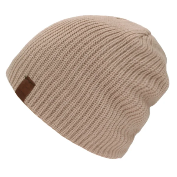 khaki Бренд Skullies Beanies, мужские зимние шапки для мужчин, вязаная шапка, женская шапка Gorro, одноцветная, Beany, Теплая мужская зимняя шапка, Мужская Шапка-бини - Цвет: khaki