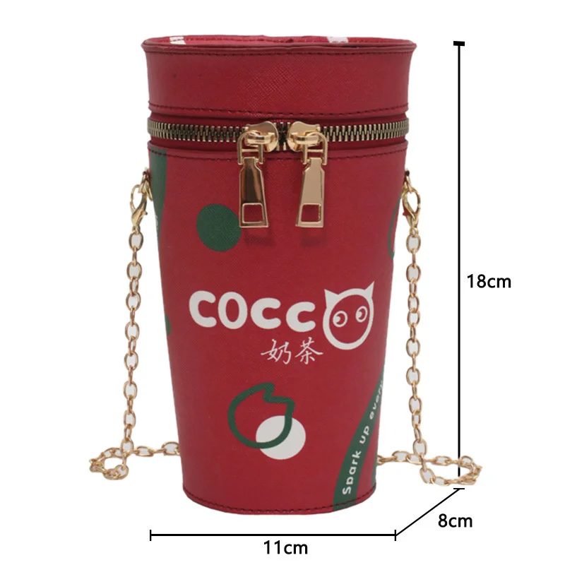 Кожаная сумка с индивидуальным дизайном Маленькая кожаная через плечо цепочкой