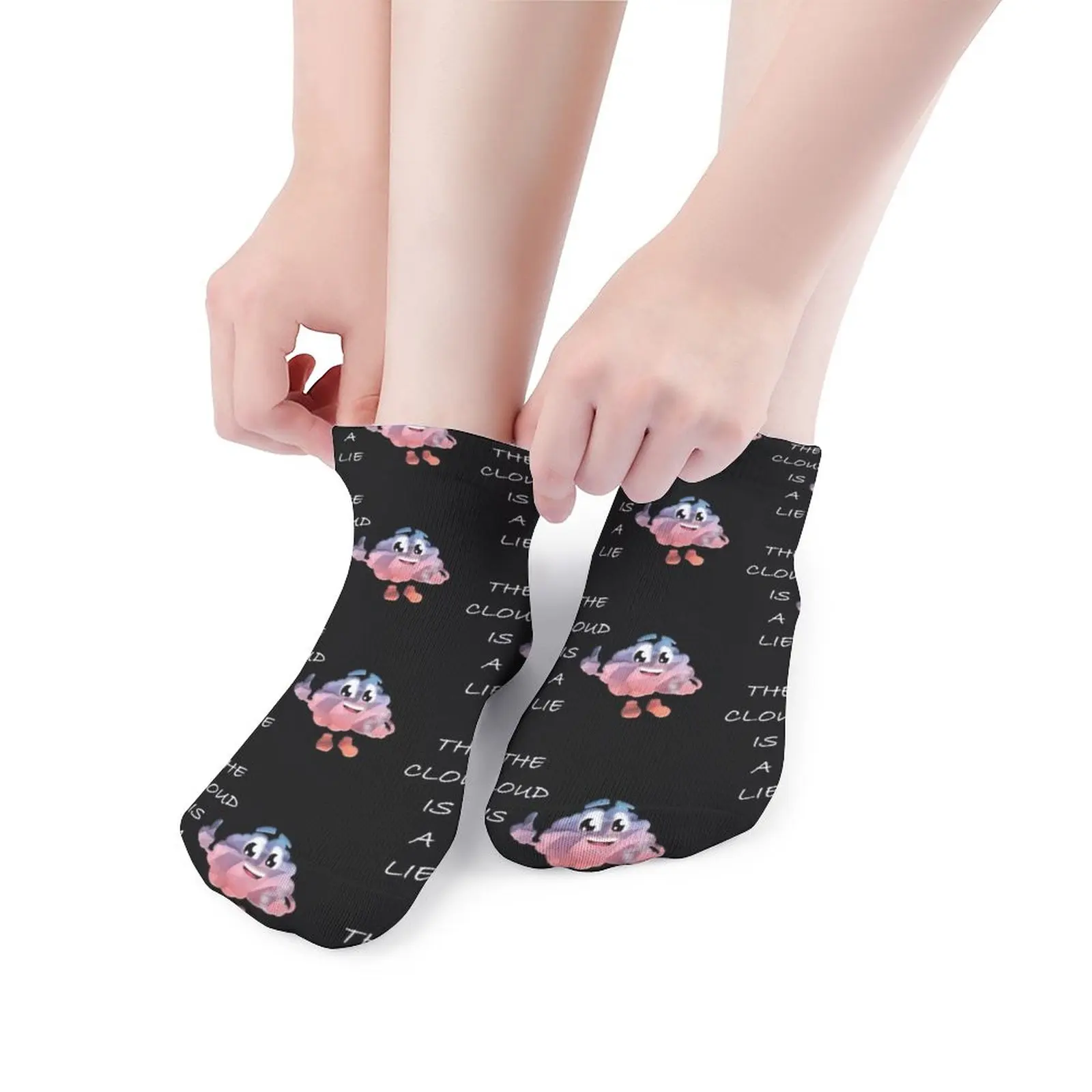 

Cloud Socks Teen Bed Socks Antiskid Design Large Chemical Fiber Mid Socks