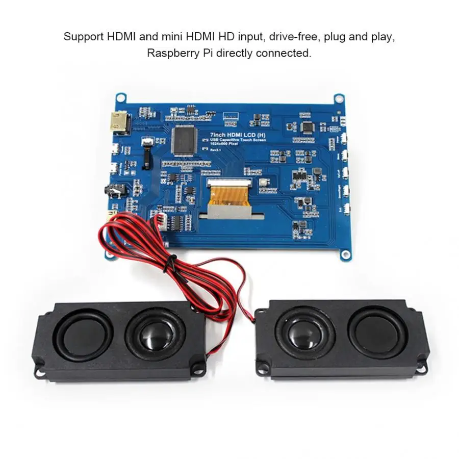 Smart Touch таблицы 7-дюймовый HDMI ЖК-дисплей (H) 1024*600 ips емкостный сенсорный экран с