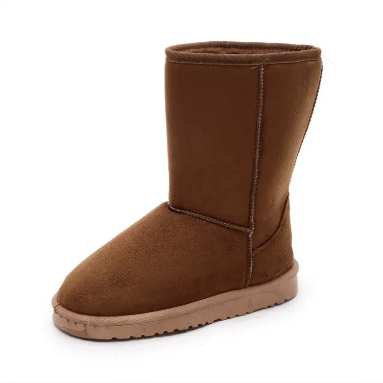 Новинка Классические женские зимние ботинки наивысшего качества Теплая зимняя