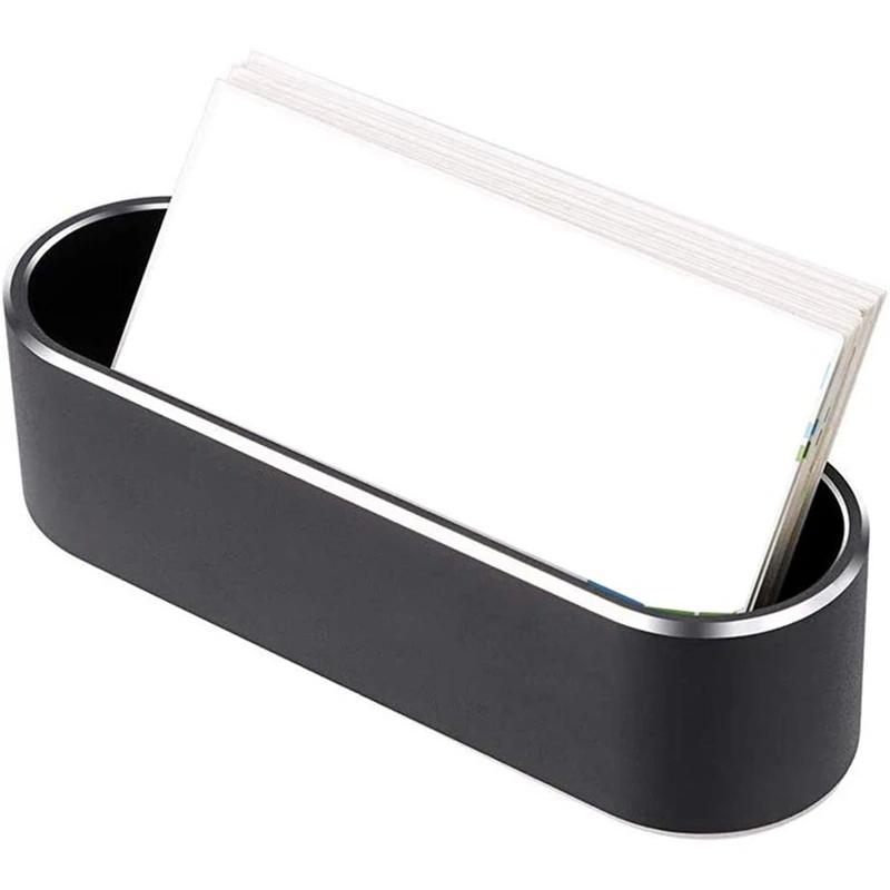 Aluminum Alloy Business Card Case Desktop Upgrade Holder Display Stand Storage Box for Id Debit Gift | Канцтовары для офиса и