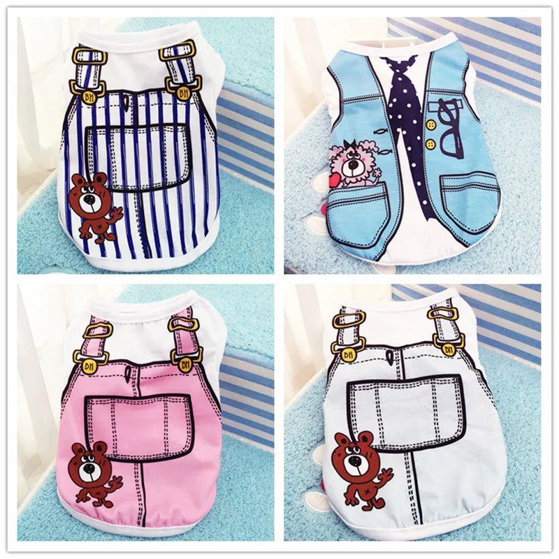 

Dog Vest Summer Pet Dog Clothes For Dogs Cat Vest T-Shirt Puppy Clothing Spring Costume Samll Medium Dog Clothes Chihuahua