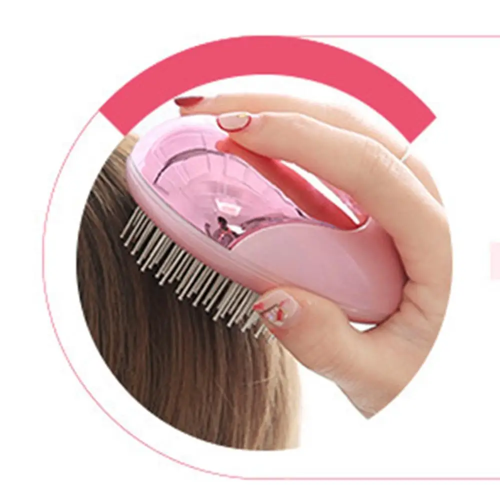 Портативная электрическая Ионная Щетка для волос выпрямитель щетка с