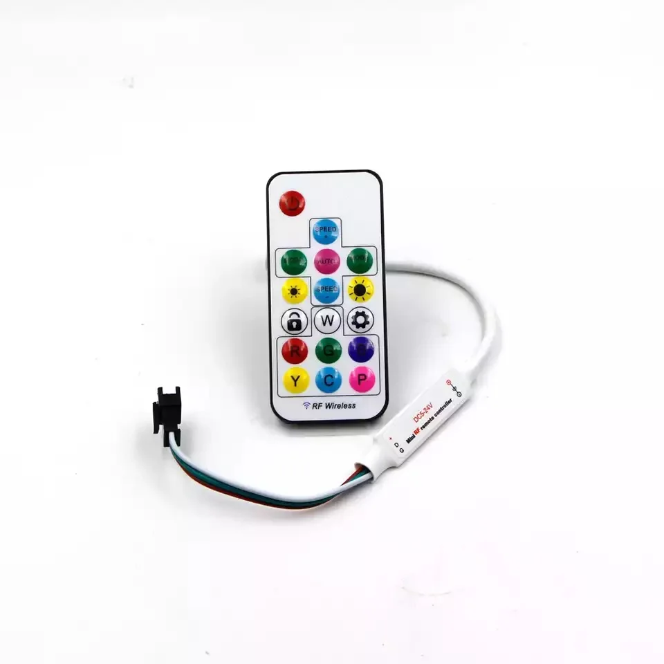 Светодиодная лента WS2811 DC 12 В 5050 SP104E 17Key радиочастотный контроллер приложение RGB
