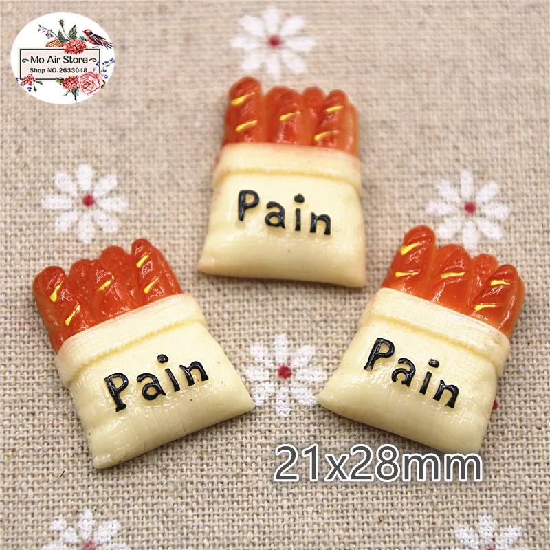 10 шт. полимерный хлеб/томаты/печенье с плоским основанием Кабошон Художественное