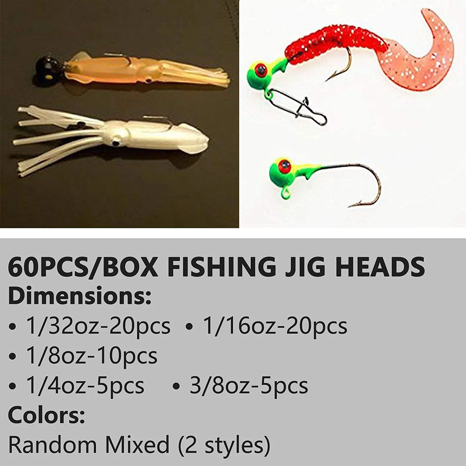 60 шт./кор. рыболовные крючки с джиг-головкой свинцовый крючок для рыбалки джиг