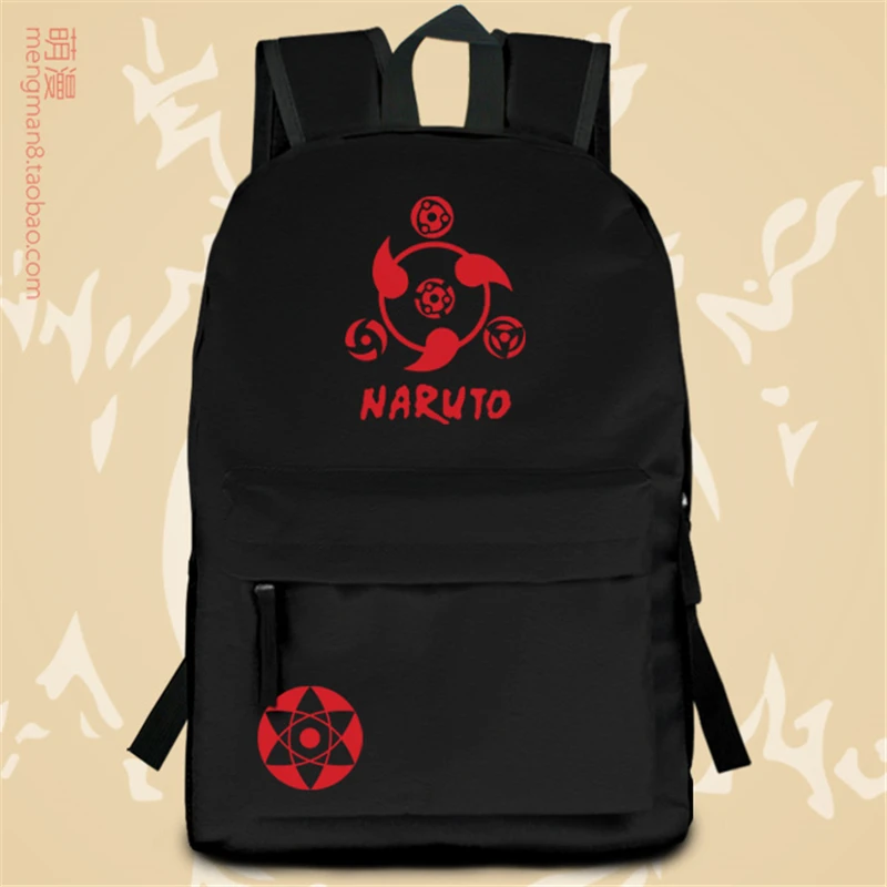 Akatsuki Kakashi Konoha Uchiha Sasuke реквизит для косплея Шаринган плечевой рюкзак на молнии