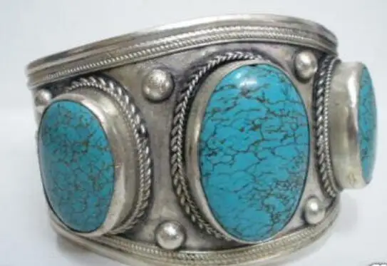 Ювелирные изделия из жемчуга браслет серебряная камень и бирюзой на запястье с