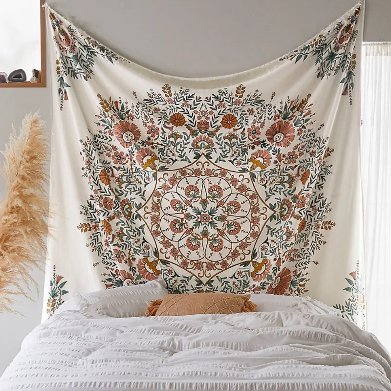 

Psychedelic Bohemian Mandala Tapestry Wall Hanging Retro Hippie Wall Cloth Blanket Wall Tapestry Dorm Decor Tapestry Carpets