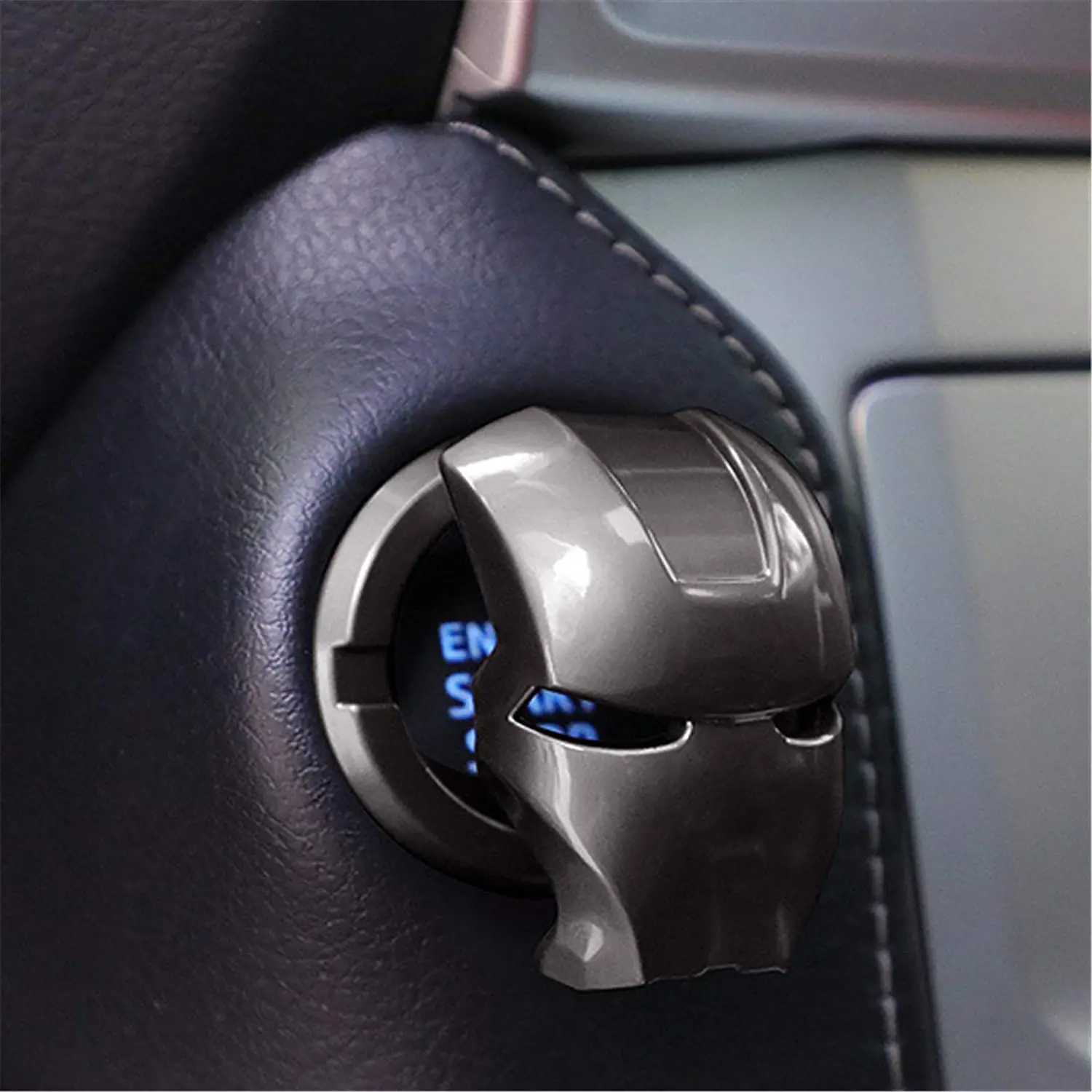 

Auto Car Engine Start Stop Button Cover Push to Start Button Ignition Cover Anti-Scratch Universal Button Decoration Ring
