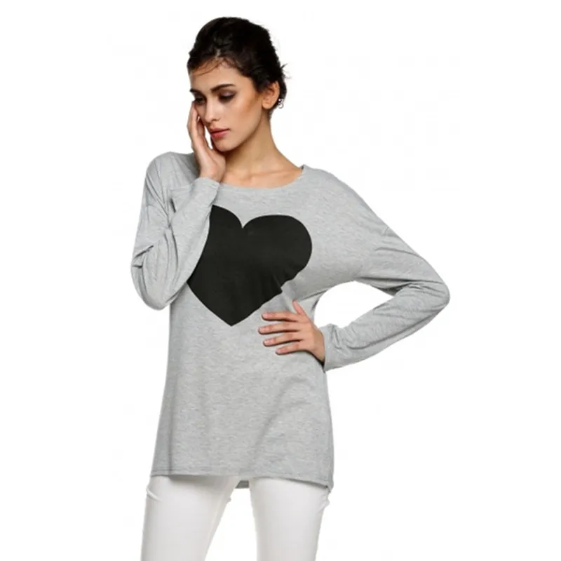 Женская футболка с длинным рукавом и круглым вырезом Размеры M L XL | одежда