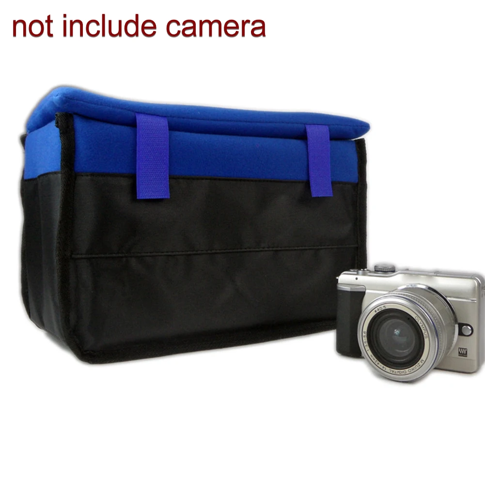 Folding Storage Organizer Soft Polyester Abrasion Resistant For DSLR Moisture Proof Anti-shock Thicken Camera Bag Large Capacity |