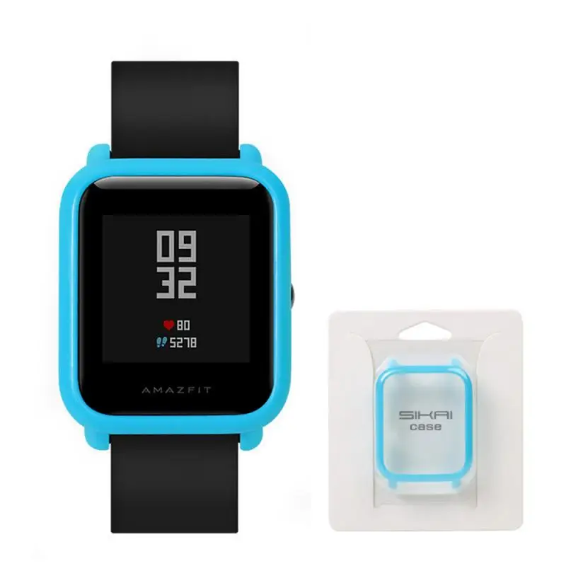 Чехол для часов Xiaomi Huami Amazfit Bip Younth тонкий цветной модный футляр защитный чехол из