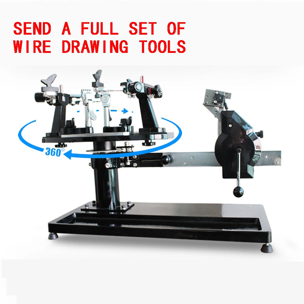 Desktop Hand-crank Drawing Machine Racket Stringing Machine Acket Dual-purpose Stringing Machine with Tools XB