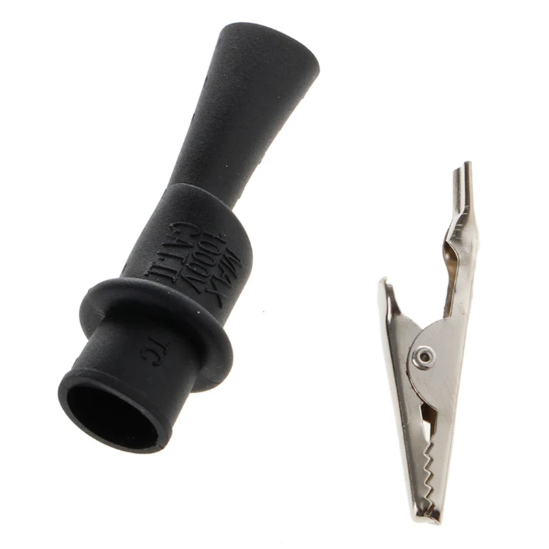 

2021 New 1 Pair Alligator Crocodile Test Clip Clamp For Multimeter Tester Probe New