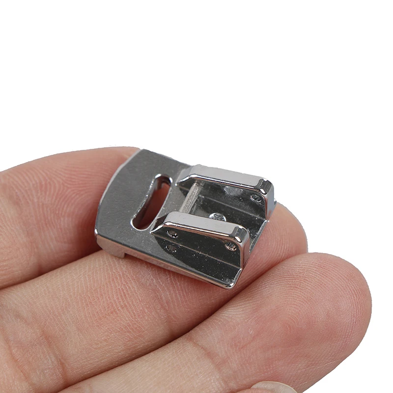 

Hot sale 1Pc Sliver Rolled Hem Curling Presser Foot For Sewing Machine Singer Janome Sewing Accessories Hot Sale