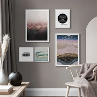 abstract forest landscape camera canvas painting wall art nordic posters and prints wall pictures for living room decoration