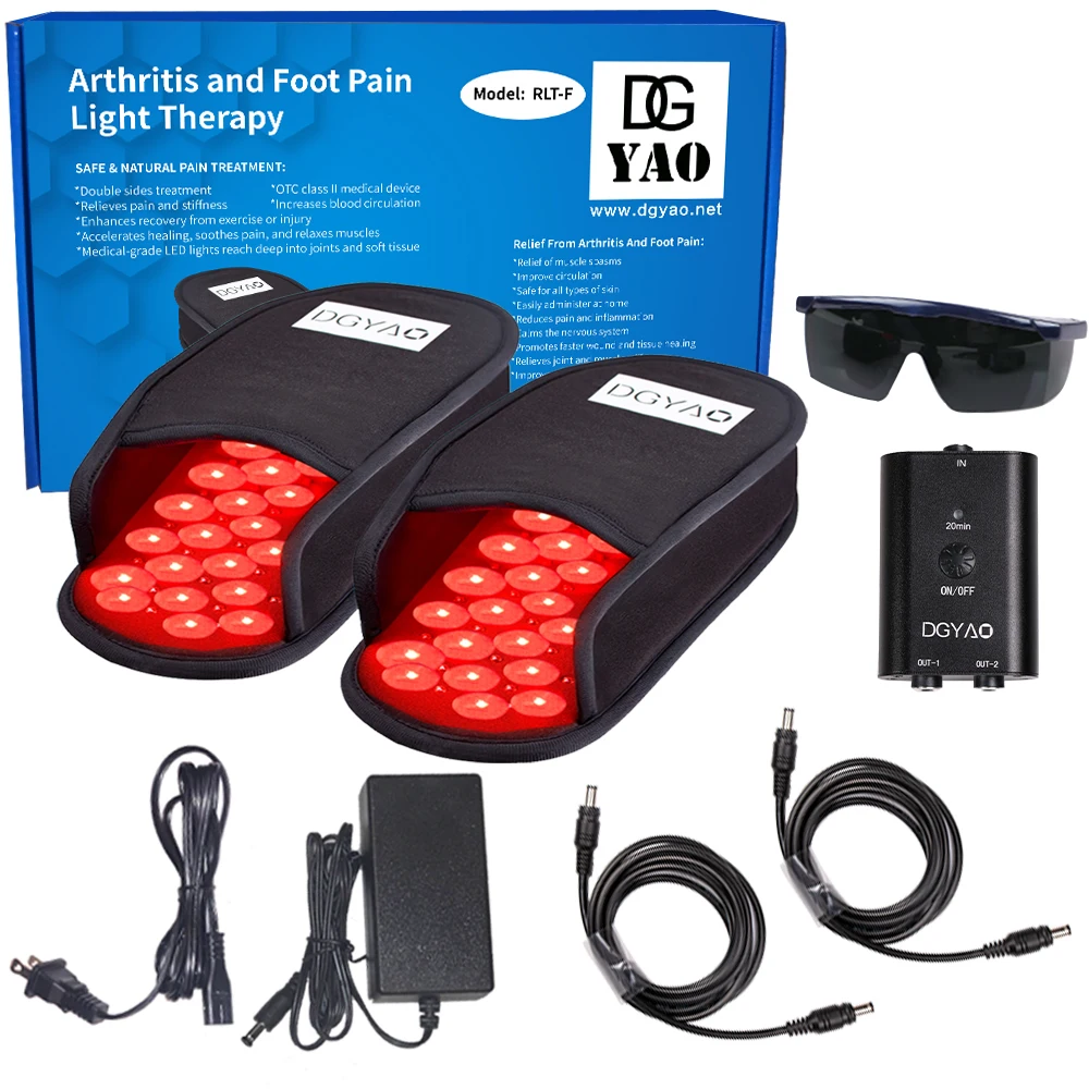 physiotherapy apparatu slipper red light therapy home use portable wearable infrared light device for arthritis foot pain relief free global shipping
