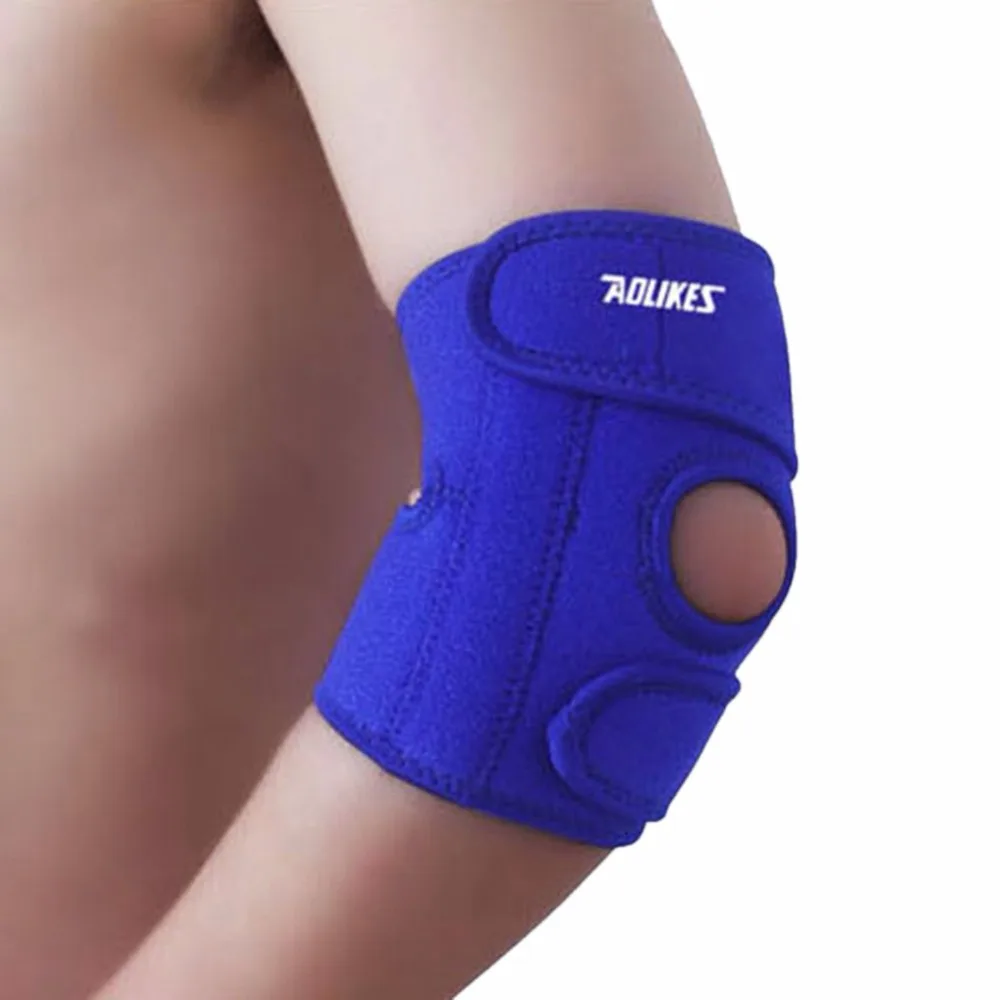 

Sports Gym Injury Pain Protect Winding Tape Adjustable Elbow Support Neoprene Tennis Golf Arthritis Epicondylitis Pain Brace