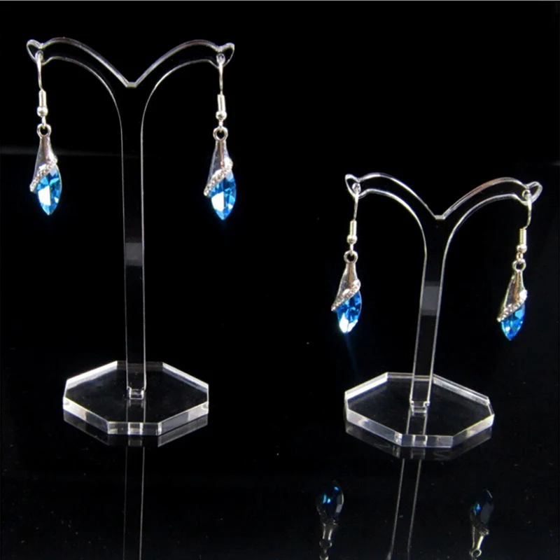 

1Pc Earring Display Stand Holder White Jewelry Accessories Earring Hanger Jewelry Display Rack Ear Stud Stand For Girl And Women